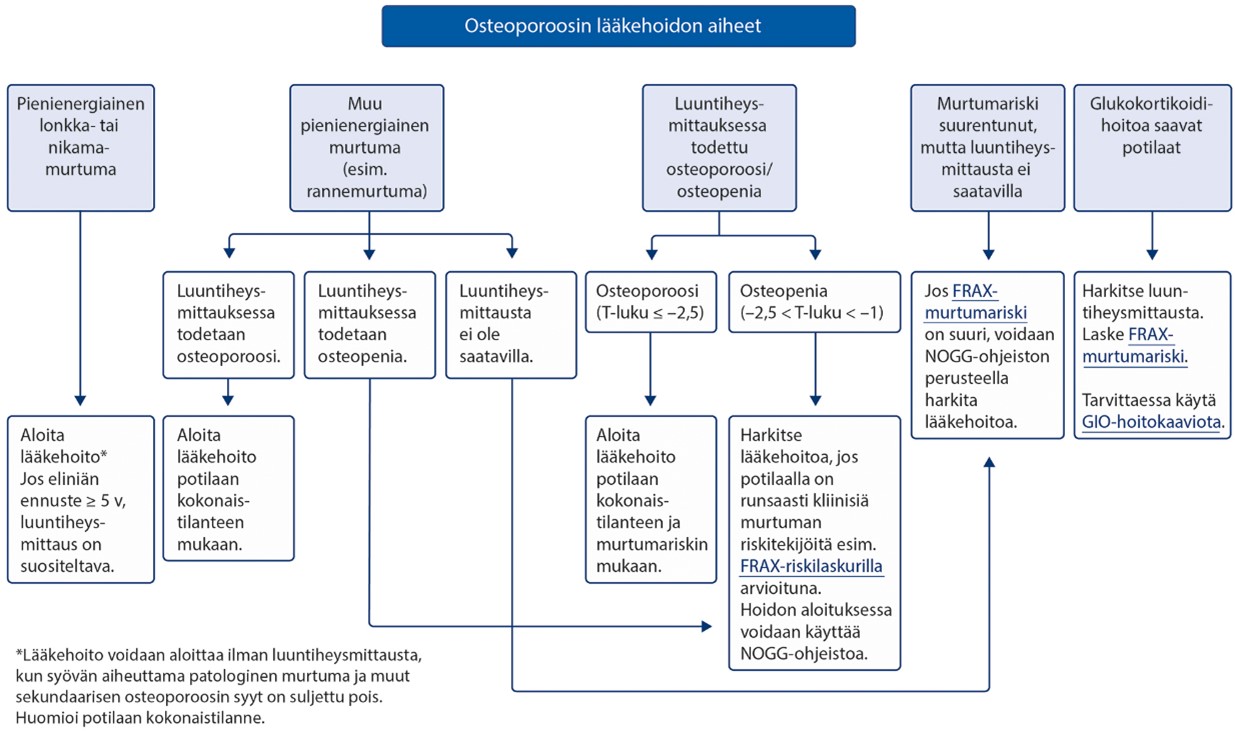 Osteoporoosiketju Ammattilaisille - Hoitoketjut - Pohjois-Savo